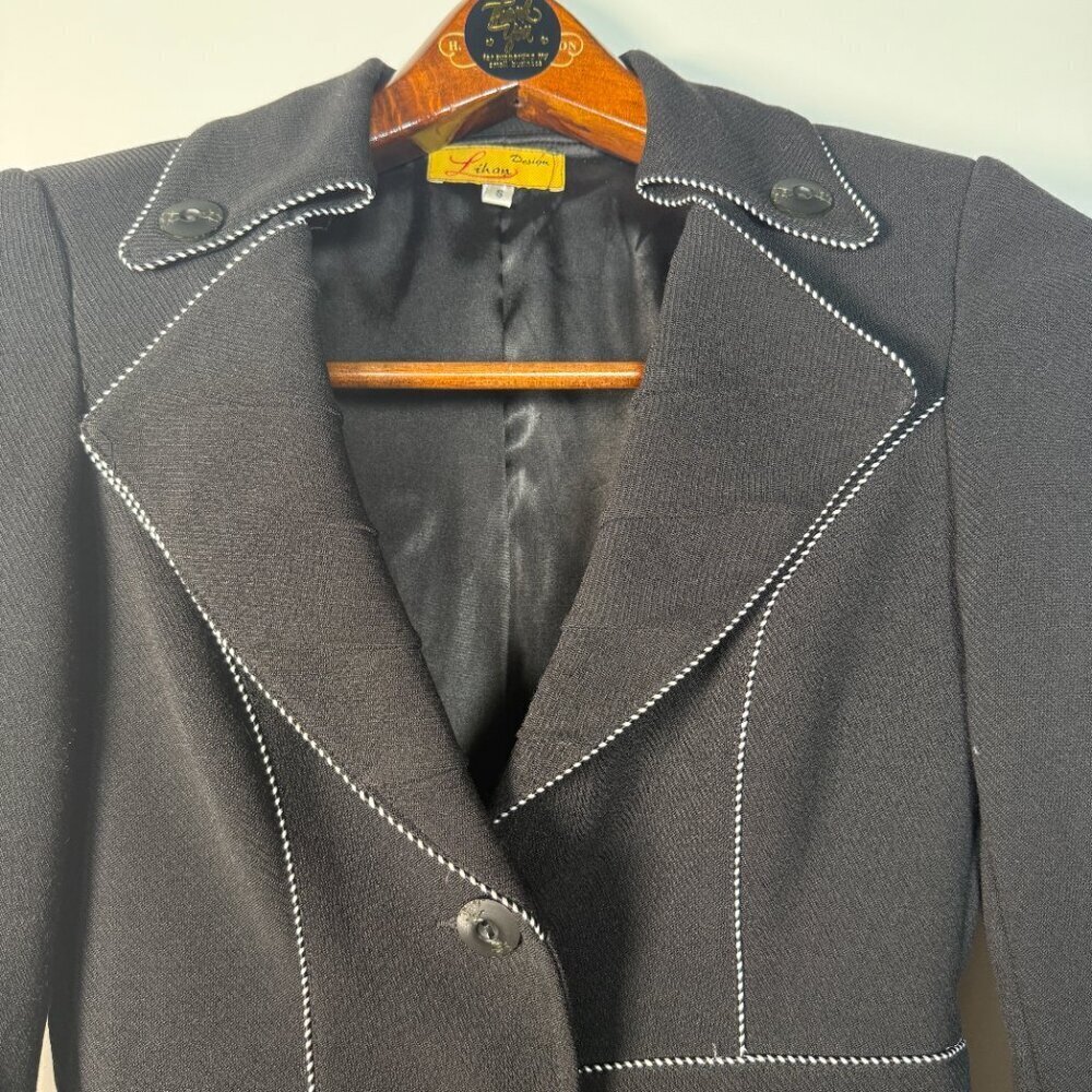 Lihan Design Stunning Black Jacket- Size Small - Picture 6 of 10